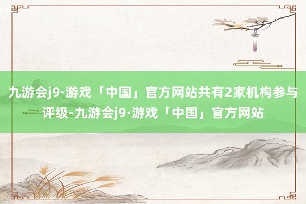 九游会j9·游戏「中国」官方网站共有2家机构参与评级-九游会j9·游戏「中国」官方网站