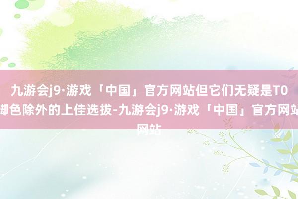 九游会j9·游戏「中国」官方网站但它们无疑是T0脚色除外的上佳选拔-九游会j9·游戏「中国」官方网站